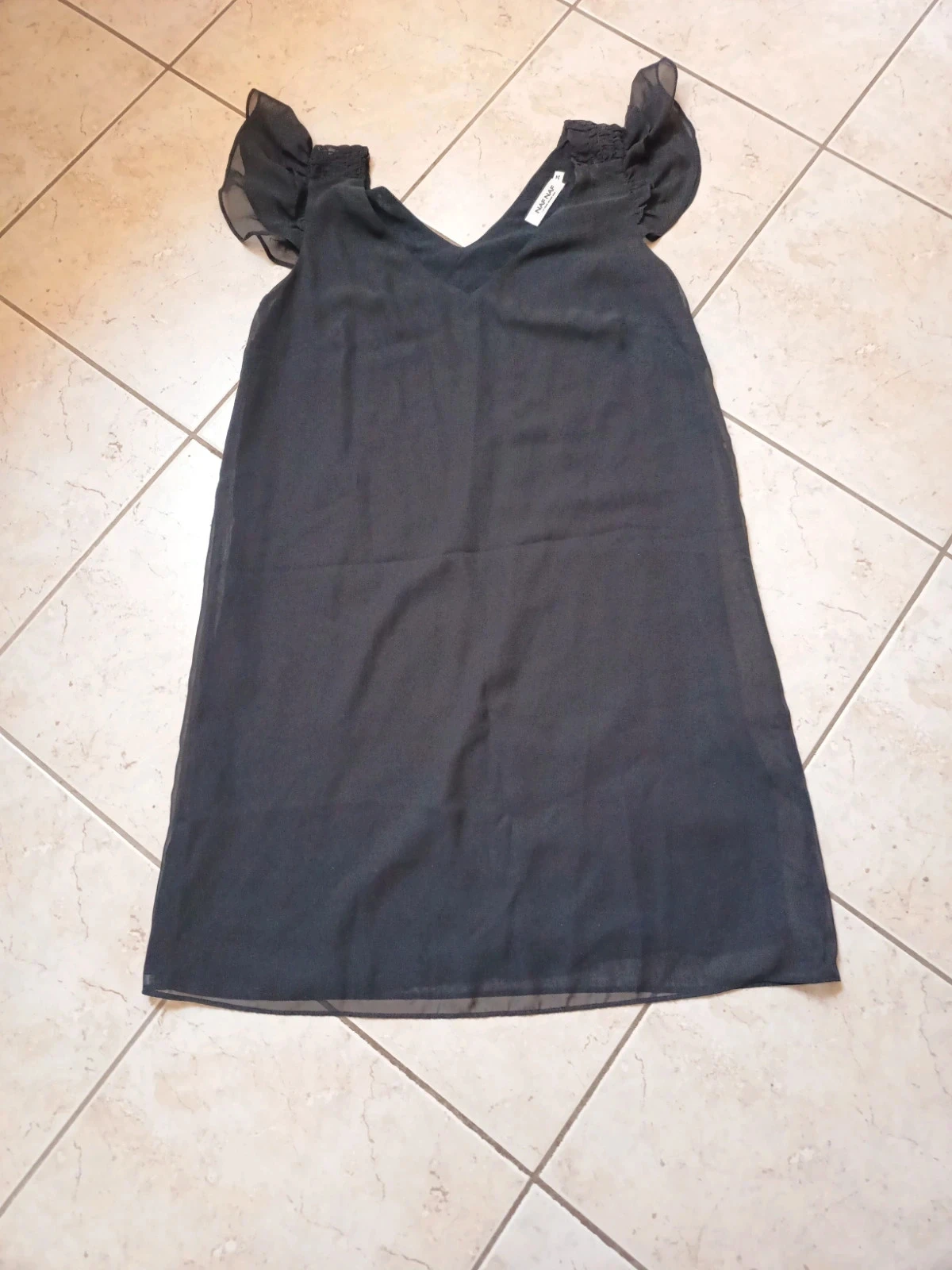 Robe noire légère Naf Naf